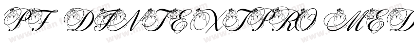 PF DinTextPro Medium字体转换